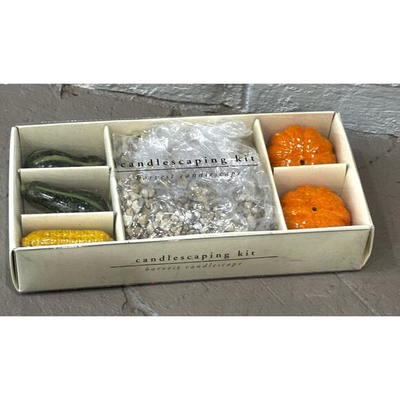 Pier 1 Imports Candle Fall Pumpkin Decor Candlescape Set NEW - Picture 1 of 7
